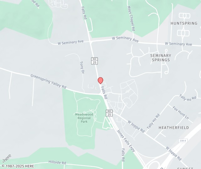 Location Map: 10807 Falls Rd #101 Lutherville-Timonium, MD 21093
