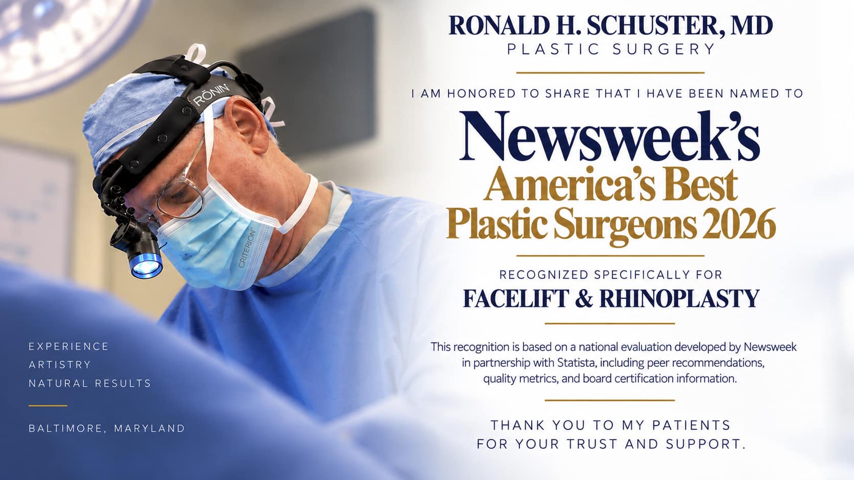 Dr Schuster Best Plastic Surgeon Website